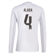 Real Madrid CF Alaba 4 Kotipelipaita 2025-26 Jalkapallo Pelipaidat Peliasut(L/S)