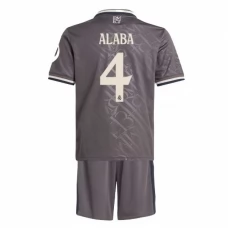 Real Madrid CF Alaba 4 Lasten Kolmas Pelipaita 2024-25 Jalkapallo Pelipaidat Peliasut