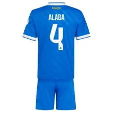 Real Madrid CF Alaba 4 Lasten Kolmas Pelipaita 2025-26 Jalkapallo Pelipaidat Peliasut
