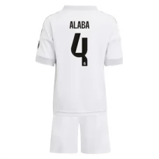 Real Madrid CF Alaba 4 Lasten Kotipelipaita 2025-26 Jalkapallo Pelipaidat Peliasut