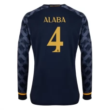 Real Madrid CF Alaba 4 Vieraspelipaita 2023-24 Jalkapallo Pelipaidat Peliasut(L/S)