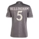 Real Madrid CF Bellingham 5 Kolmas Pelipaita 2024-25 Jalkapallo Pelipaidat Peliasut