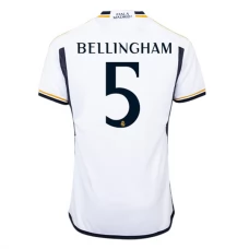 Real Madrid CF Bellingham 5 Kotipelipaita 2023-24 Jalkapallo Pelipaidat Peliasut