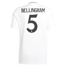 Real Madrid CF Bellingham 5 Kotipelipaita 2024-25 Jalkapallo Pelipaidat Peliasut