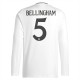 Real Madrid CF Bellingham 5 Kotipelipaita 2024-25 Jalkapallo Pelipaidat Peliasut(L/S)
