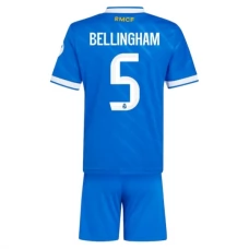 Real Madrid CF Bellingham 5 Lasten Kolmas Pelipaita 2025-26 Jalkapallo Pelipaidat Peliasut