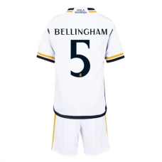 Real Madrid CF Bellingham 5 Lasten Kotipelipaita 2023-24 Jalkapallo Pelipaidat Peliasut
