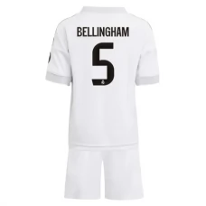 Real Madrid CF Bellingham 5 Lasten Kotipelipaita 2025-26 Jalkapallo Pelipaidat Peliasut
