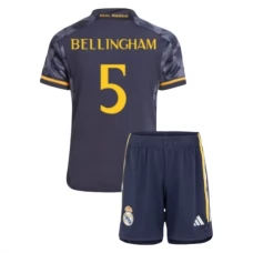 Real Madrid CF Bellingham 5 Lasten Vieraspelipaita 2023-24 Jalkapallo Pelipaidat Peliasut