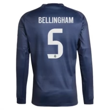Real Madrid CF Bellingham 5 Vieraspelipaita 2025-26 Jalkapallo Pelipaidat Peliasut(L/S)