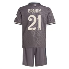 Real Madrid CF Brahim 21 Lasten Kolmas Pelipaita 2024-25 Jalkapallo Pelipaidat Peliasut