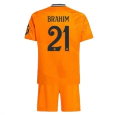 Real Madrid CF Brahim 21 Lasten Vieraspelipaita 2024-25 Jalkapallo Pelipaidat Peliasut