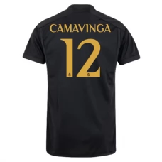 Real Madrid CF Camavinga 12 Kolmas Pelipaita 2023-24 Jalkapallo Pelipaidat Peliasut