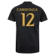 Real Madrid CF Camavinga 12 Kolmas Pelipaita 2023-24 Jalkapallo Pelipaidat Peliasut