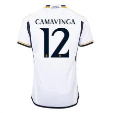 Real Madrid CF Camavinga 12 Kotipelipaita 2023-24 Jalkapallo Pelipaidat Peliasut