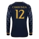 Real Madrid CF Camavinga 12 Vieraspelipaita 2023-24 Jalkapallo Pelipaidat Peliasut(L/S)