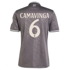 Real Madrid CF Camavinga 6 Kolmas Pelipaita 2024-25 Jalkapallo Pelipaidat Peliasut