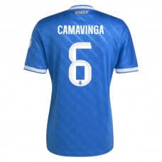 Real Madrid CF Camavinga 6 Kolmas Pelipaita 2025-26 Jalkapallo Pelipaidat Peliasut