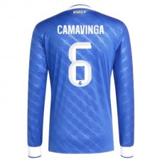 Real Madrid CF Camavinga 6 Kolmas Pelipaita 2025-26 Jalkapallo Pelipaidat Peliasut(L/S)