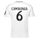 Real Madrid CF Camavinga 6 Kotipelipaita 2024-25 Jalkapallo Pelipaidat Peliasut