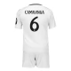 Real Madrid CF Camavinga 6 Lasten Kotipelipaita 2024-25 Jalkapallo Pelipaidat Peliasut