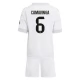 Real Madrid CF Camavinga 6 Lasten Kotipelipaita 2025-26 Jalkapallo Pelipaidat Peliasut