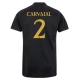Real Madrid CF Carvajal 2 Kolmas Pelipaita 2023-24 Jalkapallo Pelipaidat Peliasut