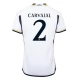 Real Madrid CF Carvajal 2 Kotipelipaita 2023-24 Jalkapallo Pelipaidat Peliasut