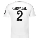 Real Madrid CF Carvajal 2 Kotipelipaita 2024-25 Jalkapallo Pelipaidat Peliasut