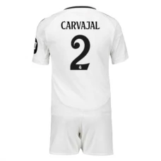 Real Madrid CF Carvajal 2 Lasten Kotipelipaita 2024-25 Jalkapallo Pelipaidat Peliasut