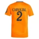 Real Madrid CF Carvajal 2 Vieraspelipaita 2024-25 Jalkapallo Pelipaidat Peliasut