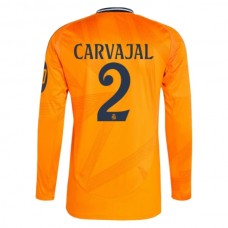 Real Madrid CF Carvajal 2 Vieraspelipaita 2024-25 Jalkapallo Pelipaidat Peliasut(L/S)