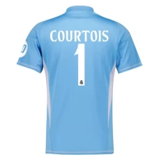 Real Madrid CF Courtois 1 Maalivahdin Kotipelipaita 2024-25 Jalkapallo Pelipaidat Peliasut