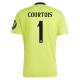 Real Madrid CF Courtois 1 Maalivahdin Kotipelipaita Fourth 2024-25 Jalkapallo Pelipaidat Peliasut