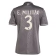 Real Madrid CF E.Militao 3 Kolmas Pelipaita 2024-25 Jalkapallo Pelipaidat Peliasut