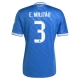Real Madrid CF E.Militão 3 Kolmas Pelipaita 2025-26 Jalkapallo Pelipaidat Peliasut