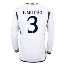 Real Madrid CF E. Militao 3 Kotipelipaita 2023-24 Jalkapallo Pelipaidat Peliasut(L/S)