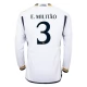 Real Madrid CF E. Militao 3 Kotipelipaita 2023-24 Jalkapallo Pelipaidat Peliasut(L/S)