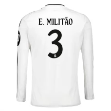 Real Madrid CF E.Militao 3 Kotipelipaita 2024-25 Jalkapallo Pelipaidat Peliasut(L/S)