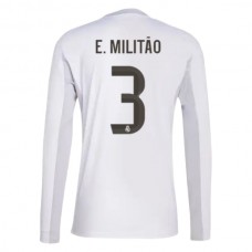 Real Madrid CF E.Militao 3 Kotipelipaita 2025-26 Jalkapallo Pelipaidat Peliasut(L/S)