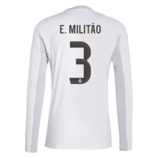 Real Madrid CF E.Militao 3 Kotipelipaita 2025-26 Jalkapallo Pelipaidat Peliasut(L/S)