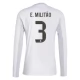 Real Madrid CF E.Militao 3 Kotipelipaita 2025-26 Jalkapallo Pelipaidat Peliasut(L/S)