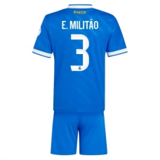 Real Madrid CF E.Militão 3 Lasten Kolmas Pelipaita 2025-26 Jalkapallo Pelipaidat Peliasut