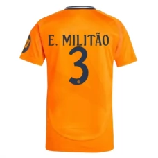 Real Madrid CF E.Militao 3 Vieraspelipaita 2024-25 Jalkapallo Pelipaidat Peliasut