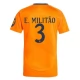 Real Madrid CF E.Militao 3 Vieraspelipaita 2024-25 Jalkapallo Pelipaidat Peliasut