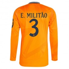 Real Madrid CF E.Militao 3 Vieraspelipaita 2024-25 Jalkapallo Pelipaidat Peliasut(L/S)
