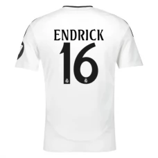 Real Madrid CF Endrick 16 Kotipelipaita 2024-25 Jalkapallo Pelipaidat Peliasut