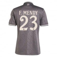 Real Madrid CF F.Mendy 23 Kolmas Pelipaita 2024-25 Jalkapallo Pelipaidat Peliasut