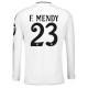 Real Madrid CF F.Mendy 23 Kotipelipaita 2024-25 Jalkapallo Pelipaidat Peliasut(L/S)