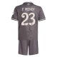 Real Madrid CF F.Mendy 23 Lasten Kolmas Pelipaita 2024-25 Jalkapallo Pelipaidat Peliasut